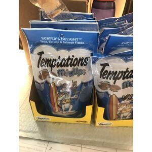 Whiskas Temptations Cat Treats Surfer Delight Mix Up, 3 Ounce, 12 Per Case